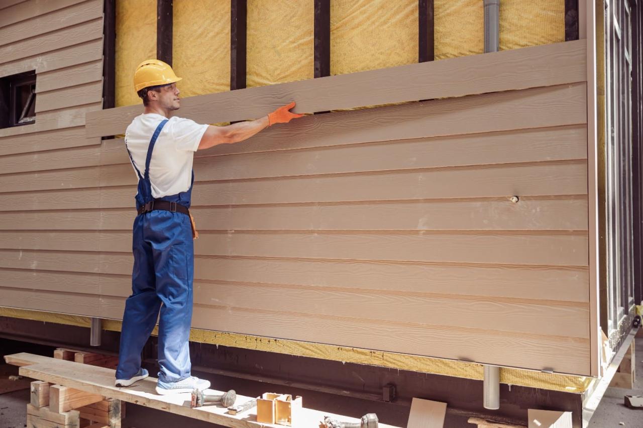 Batten siding installing Batten siding installing
