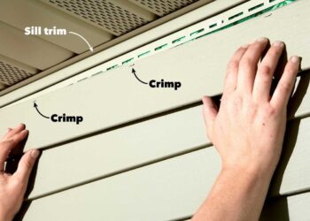 Siding familyhandyman flashing handyman ftempo nail corner caulk crimp