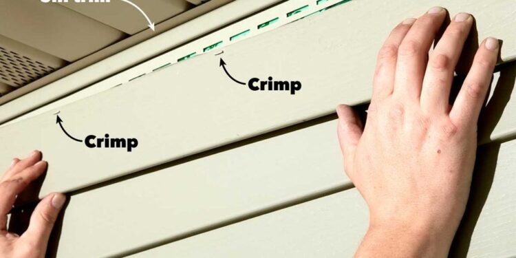 Siding familyhandyman flashing handyman ftempo nail corner caulk crimp