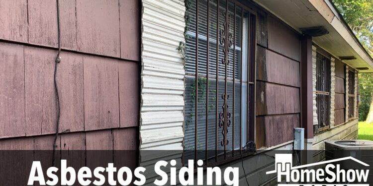 Siding asbestos shingles
