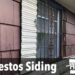 Siding asbestos shingles